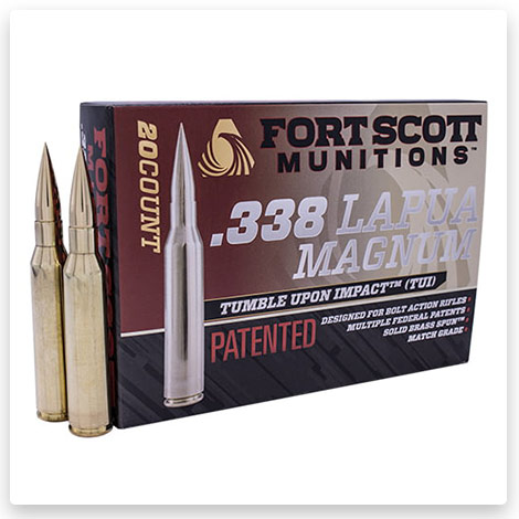 338 Lapua Magnum - 250 Grain Centerfire Rifle Ammunition - Fort Scott Munitions