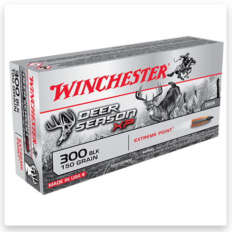 300 AAC Blackout - 150 Grain Extreme Point Polymer Tip - Winchester