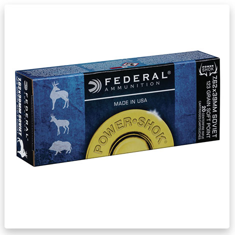 7.62x39mm - 123 Grain Jacketed Soft Point - Federal Premium