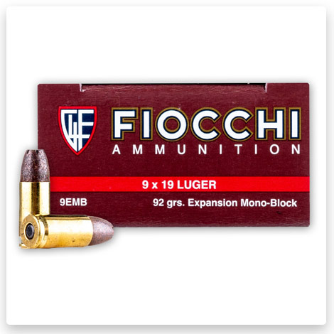 9mm - 92 gr EMB - Fiocchi