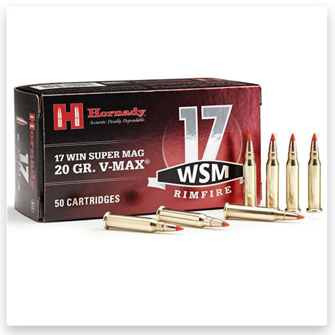 17 Winchester Super Magnum - 20 Grain V-MAX - Hornady