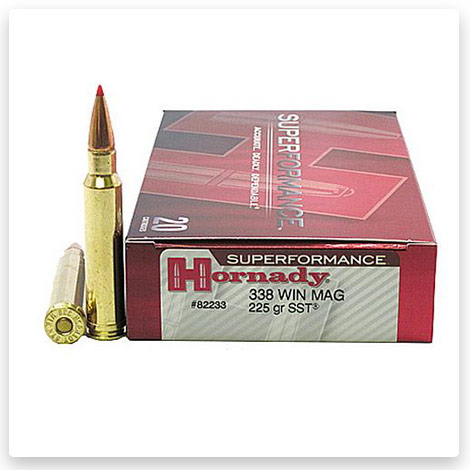 338 Winchester Magnum - 225 Grain Super Shock Tip - Hornady