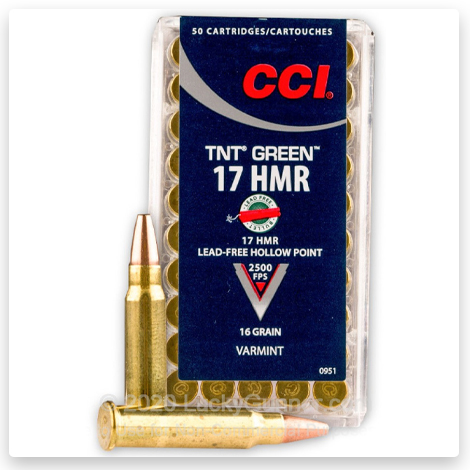 17 HMR - 16 Grain - TNT - Lead Free - CCI