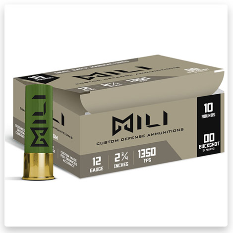 12 Gauge - Centerfire Shotgun Buckshot Ammunition - MILI Ammo