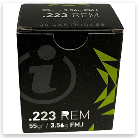 223 Remington - 55 Grain FMJ Brass - Igman