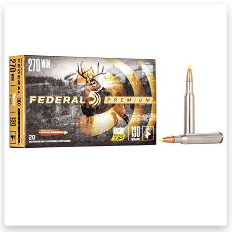 270 Winchester - 130 Grain Nosler Ballistic Tip - Federal Premium