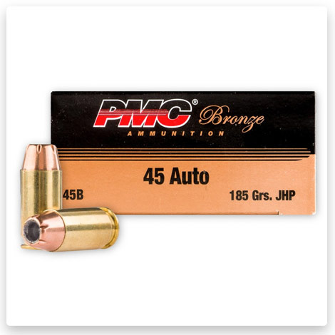 45 ACP 185 gr JHP - PMC