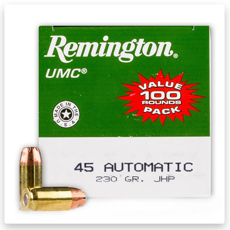 45 ACP - 230 gr JHP - Remington UMC
