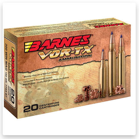 7mm Remington Magnum - 160 Grain TSX BT Rifle Cartridges - Barnes