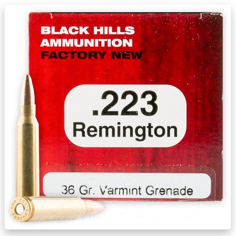 223 Remington – 36 Grain Barnes Varmint Grenade HP - Black Hills
