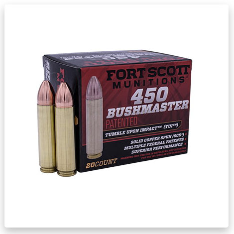 450 Bushmaster - 250 Grain Centerfire Rifle Ammunition - Fort Scott Munitions