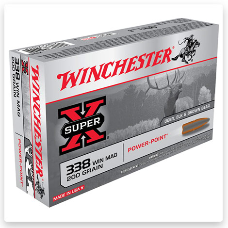 338 Winchester Magnum - 200 Grain Power-Point - Winchester