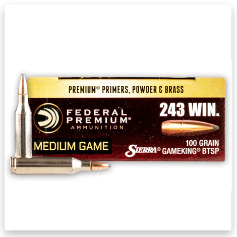 243 - 100 Grain SP-BT - Federal Premium Sierra GameKing