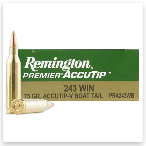 243 Win - 75 gr AccuTip - Remington Premier