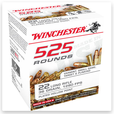22 Long Rifle - 36 Grain Copper Plated Hollow Point - Winchester