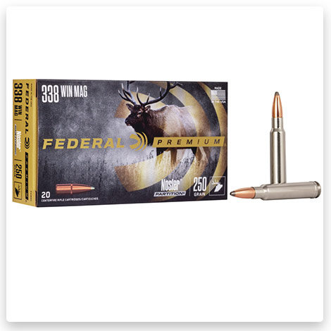338 Winchester Magnum - 250 Grain Nosler Partition - Federal Premium