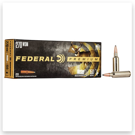 270 Winchester Short Magnum - 150 Grain Nosler Partition - Federal Premium