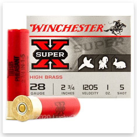 28 Ga - 2-3-4 Super-X HB Game #5 Shot 1 oz - Winchester