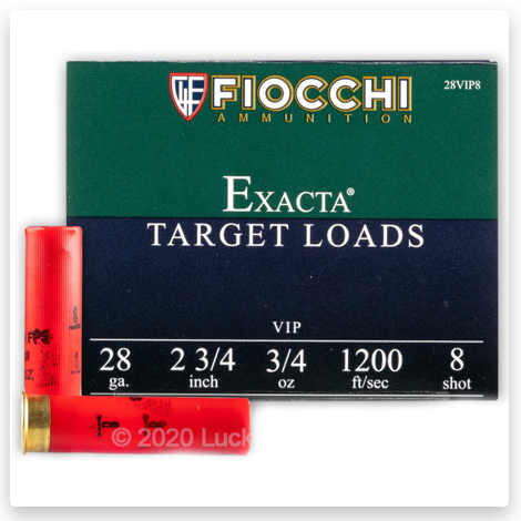 28 ga - 2-3/4" #8 Target - Fiocchi