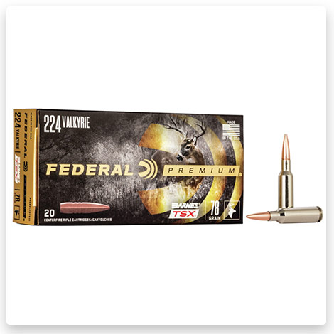 224 Valkyrie - 78 Grain Barnes Triple-Shock X - Federal Premium