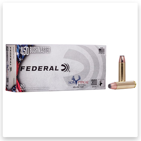 450 Bushmaster - 300 Grain Jacketed Hollow Point - Federal Premium