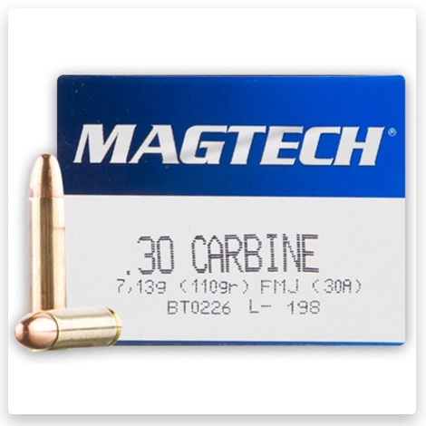 30 Carbine - 110 Grain FMJ - Magtech