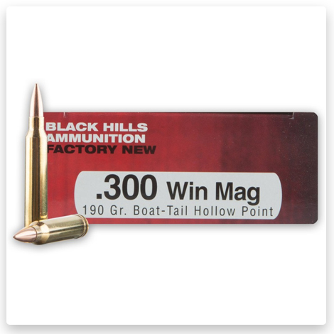 300 Winchester Magnum - 190 Grain Match HPBT - Black Hills