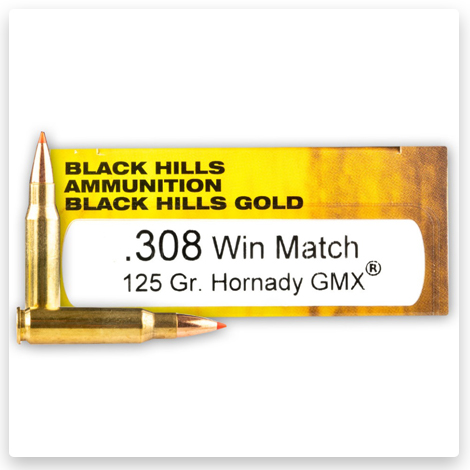 308 - 125 Grain GMX - Black Hills Gold