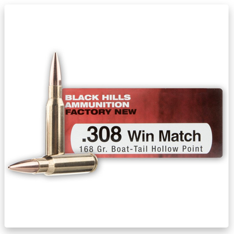 308 Win - 168 Grain Match HPBT - Black Hills