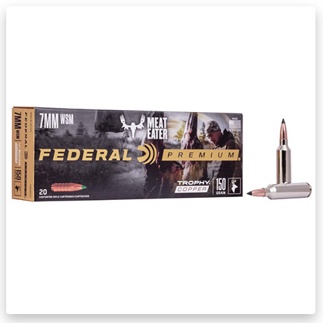 7mm Winchester Short Magnum - 150 Grain Trophy Copper - Federal Premium
