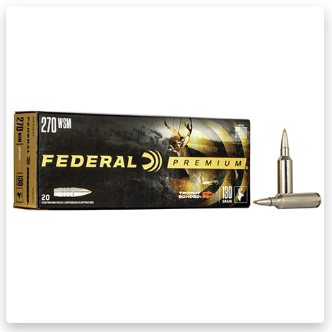270 Winchester Short Magnum - 130 Grain Trophy Bonded Tip - Federal Premium