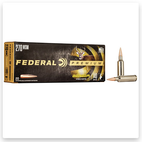 270 Winchester Short Magnum - 140 Grain Berger Hybrid - Federal Premium