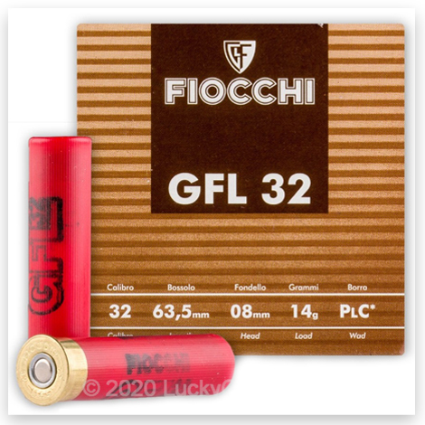 32 ga - 2-1/2" - 1/2 oz - #6 - Fiocchi Classic