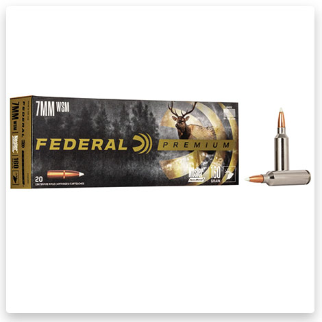 7mm Winchester Short Magnum - 160 Grain Nosler AccuBond - Federal Premium