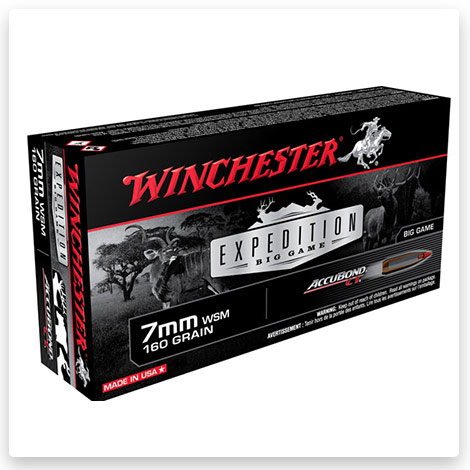 7mm Winchester Short Magnum - 160 Grain AccuBond - Winchester