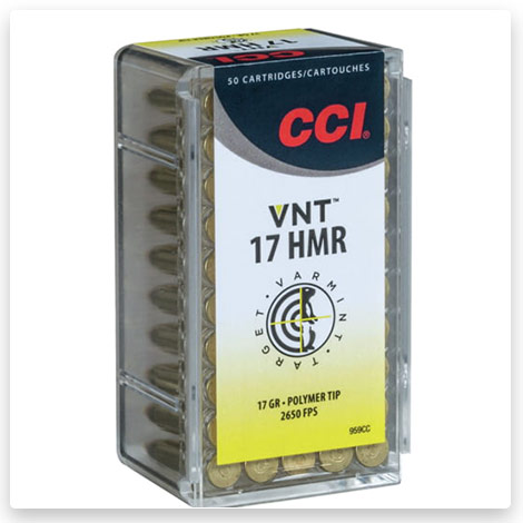 17 Hornady Magnum Rimfire - 17 Grain VNT - CCI Ammunition