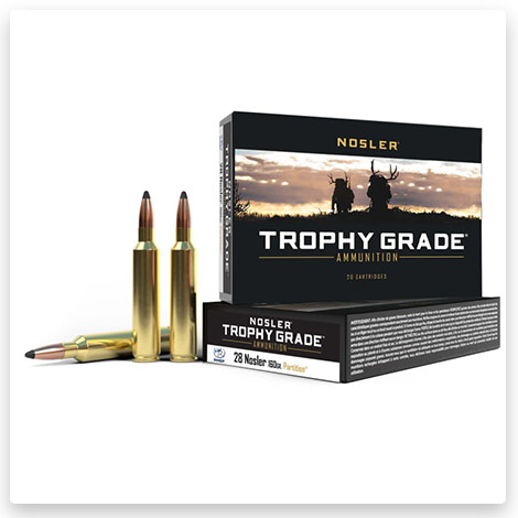 28 Nosler - 160 Grain Brass Cased - Nosler