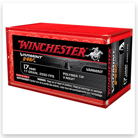 17 Hornady Magnum Rimfire - 17 Grain Polymer Tip V-Max - Winchester