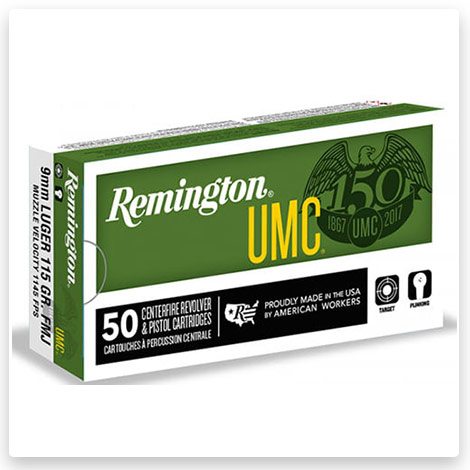 38 Super - +P 130 Grain FMJ - Remington