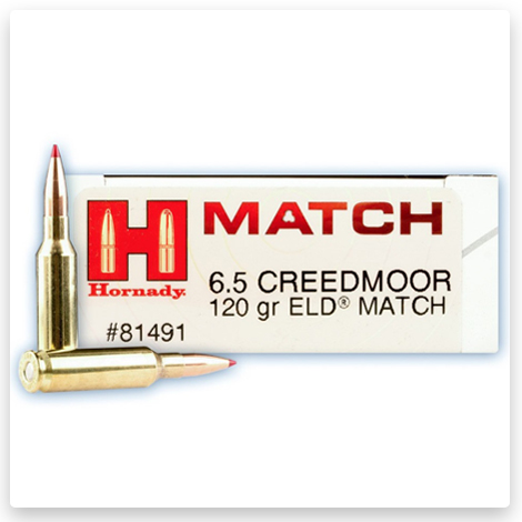 6.5 Creedmoor - 120 Grain ELD Match - Hornady Match