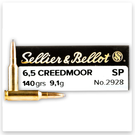 6.5 Creedmoor - 140 Grain SP - Sellier & Bellot