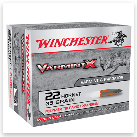 22 Hornet - 35 Grain Rapid Expansion Polymer Tip - Winchester