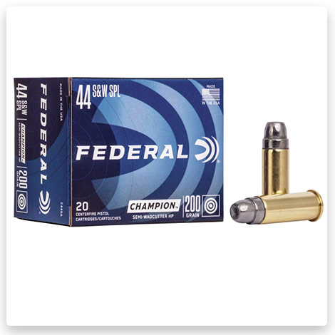 44 Special - 200 Grain Semi-Wadcutter Hollow Point - Federal Premium