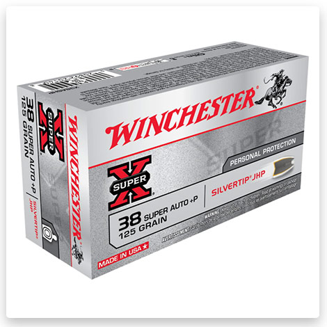 38 Super - +P 125 grain Silvertip JHP - Winchester