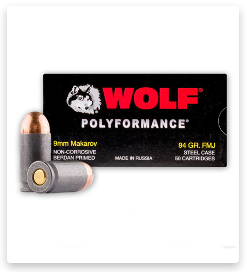 9mm Makarov Wolf WPA Polyformance 1000 Rounds