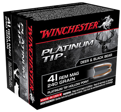 41 Remington Magnum – 240 Grain Platinum Tip Hollow Point Brass – Winchester