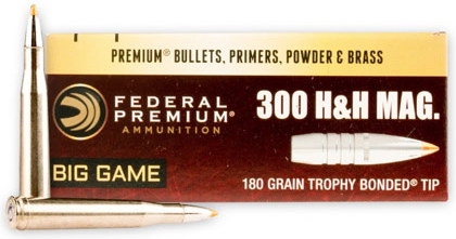 300 H&H Magnum – 180 Gr Trophy Bonded Tip – Federal