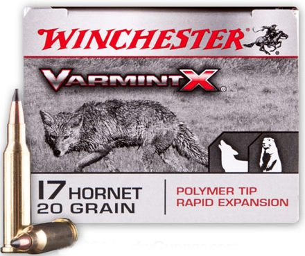 17 Hornet – 20 Grain Polymer Tip – Winchester Varmint-X