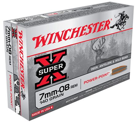 7mm-08 Remington – 140 Grain Power-Point – Winchester