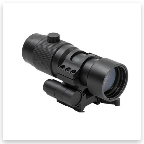 NCSTAR 3X Magnifier w/Flip to Side QR Mount